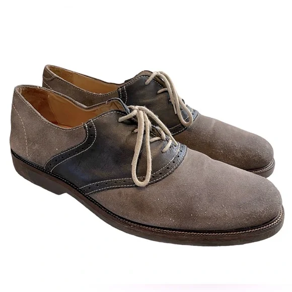 1901 Men\'s Suede Grey Oxford Shoes sz 11.5 1901 | Shoes | 91 Mens Carson Light Sand Gray Suede Leather  main image 3